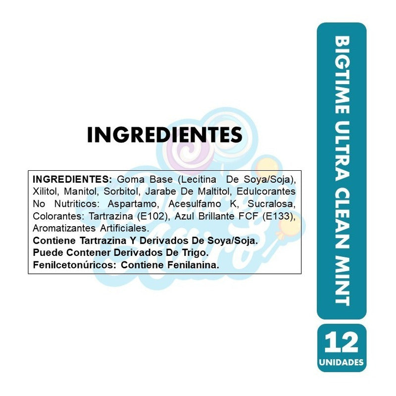 Bigtime Celeste - Ultra Clean Mint (caja Pro 12 Unidades).