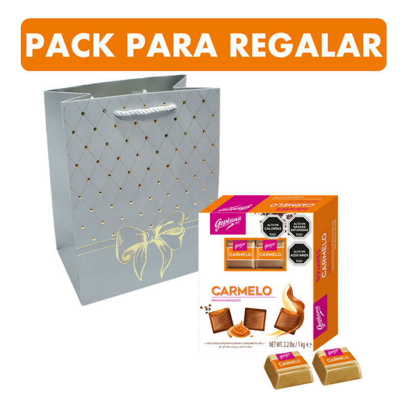Pack Bombones Premium Caramelo Goplana 1kg + Bolsa De Regalo
