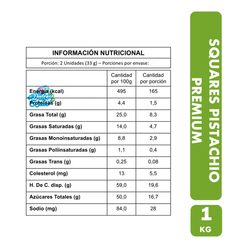 Chocolate Bombónes Premium Pistacho De Goplana (caja 1 Kg)