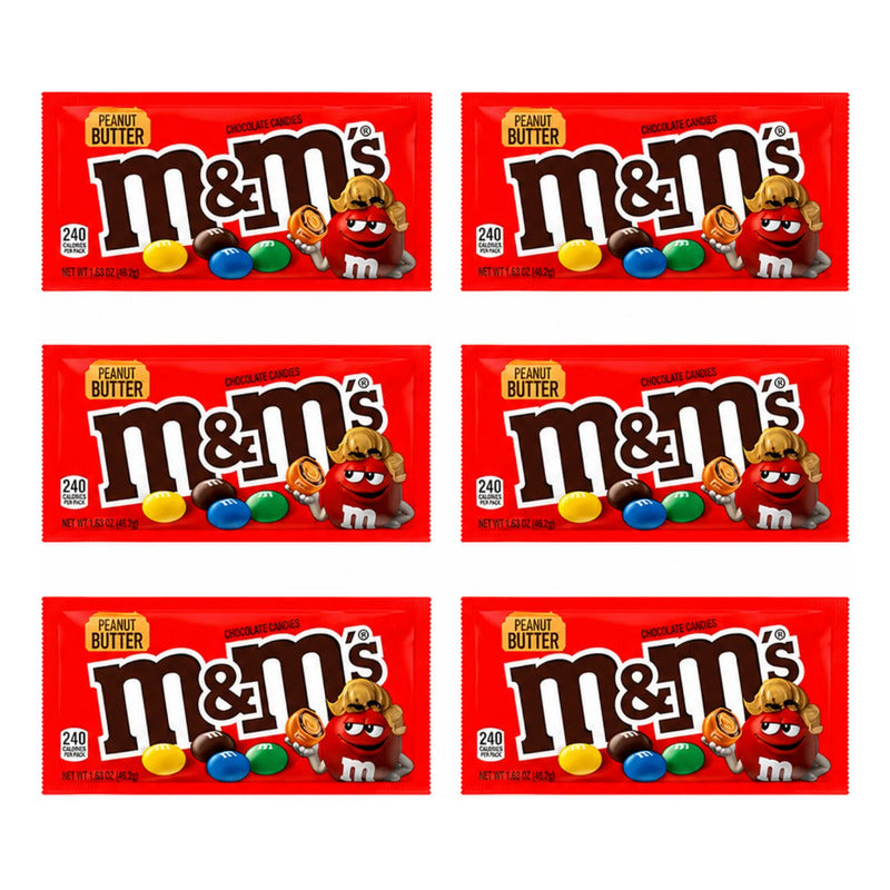 M&m Chocolate Sabor Peanut Butter (pack 6 Unidades)