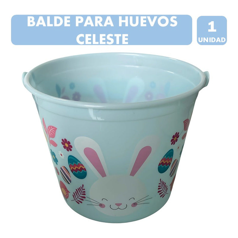 Balde Tipo Canasto Para Niño Para Huevitos De Pascua