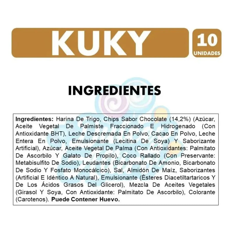 Galletas Kuky De Mckay Especial Pack Colacion (10unidades)