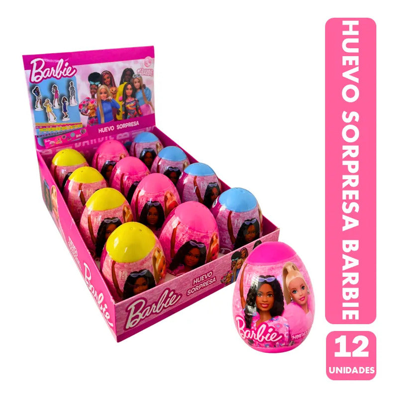 Huevos Sorpresa Barbie Con Juguetes (display De 12 Unidades)