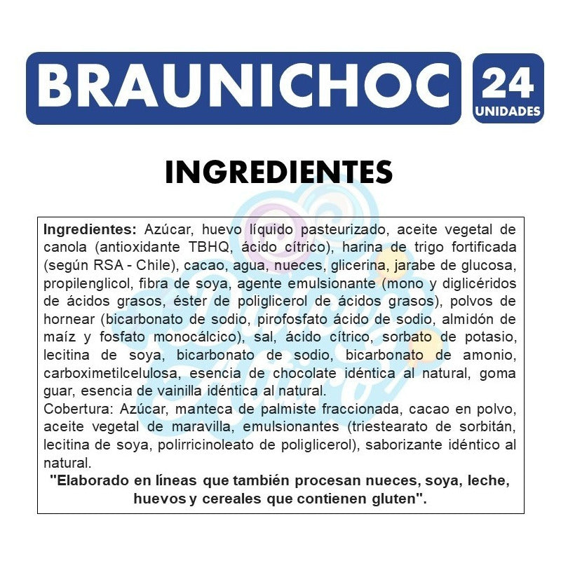 Bizcocho Braunichoc Caja 24 Unidades