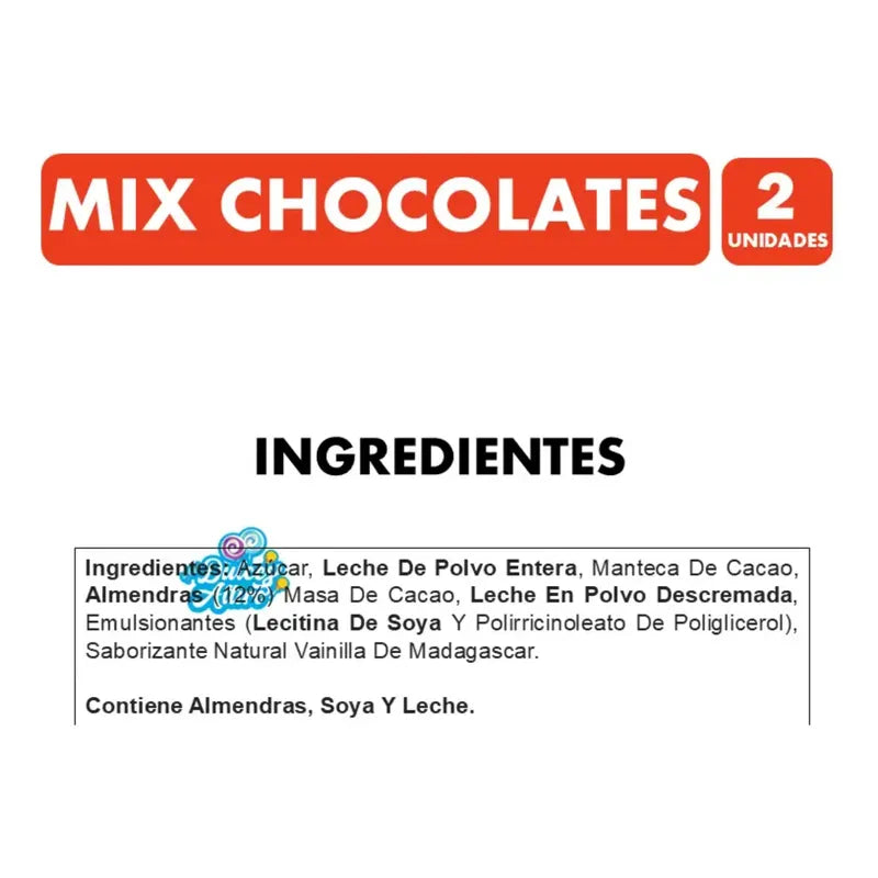 Pack Chocolates Sahne Nuss  Y Trencito De Nestlé (2 Uni)