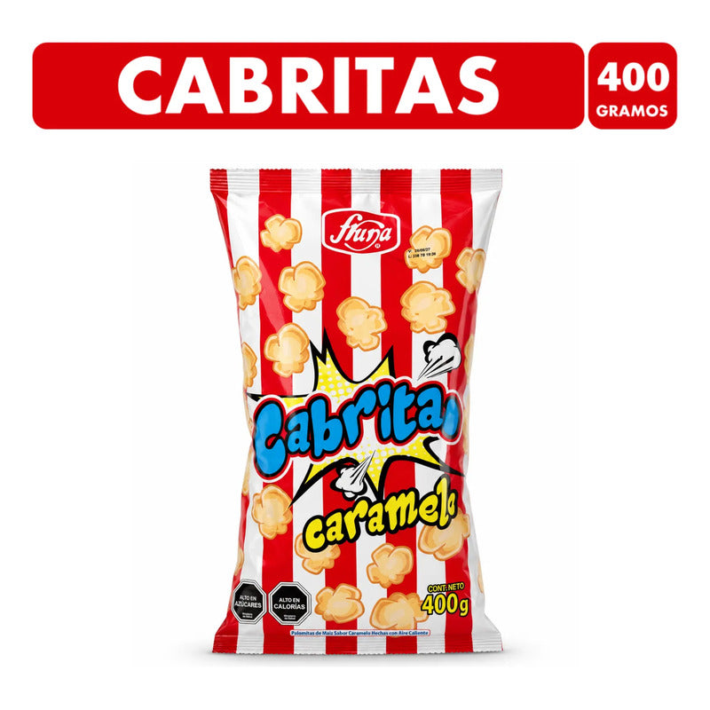 Cabritas Palomita De Maiz Sabor Caramelo - Bolsa 400 Gramos