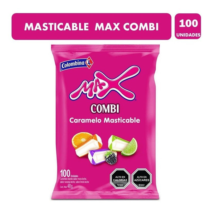 Max Combi - Masticables Colombina (bolsa Con 100 Unidades)