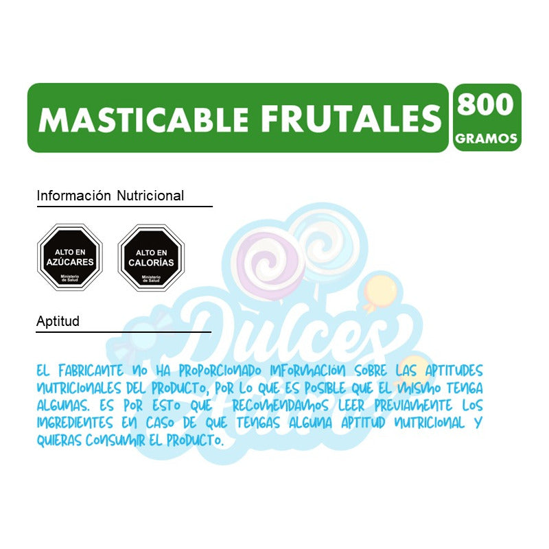 Masticables Frutales De Arcor (bolsa Con 243 Unidades)