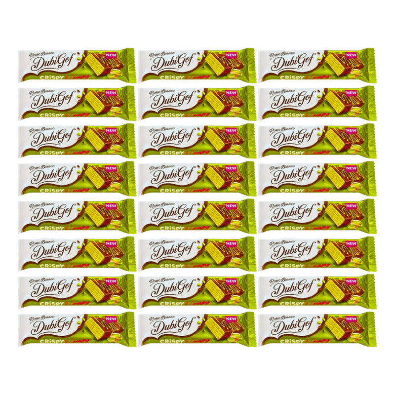 Dubai Gof -barquillo Recubierto Cacao Sabor A Pistacho (24u)