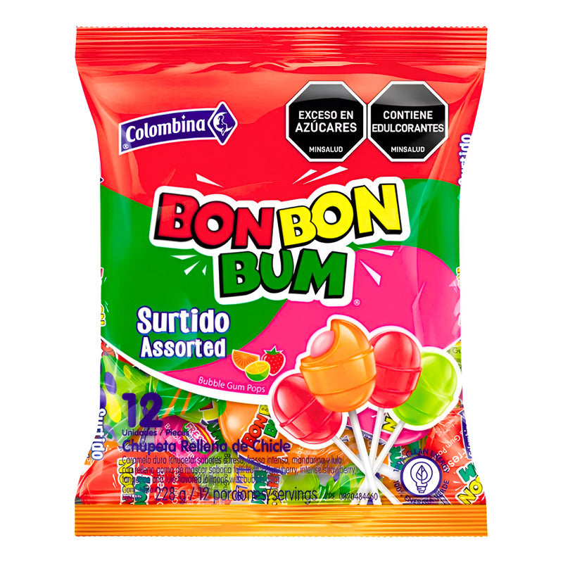 Bon Bon Bum Sabores Surtidos (bolsa Con 12 Coyacs)