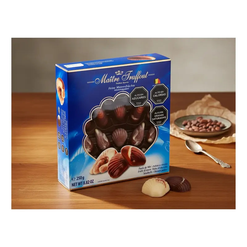 Bombones Formas Del Mar Maitre Truffout - Caja Con 250gramos