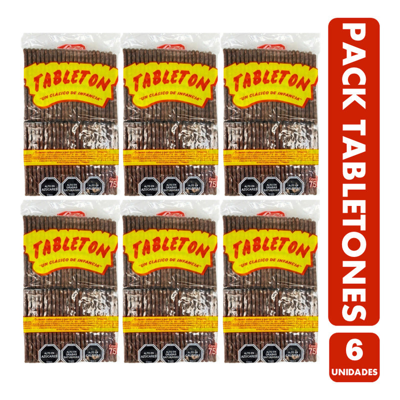 Pack De Tabletones De Fruna - Galletas De Chocolate (6 Uni)