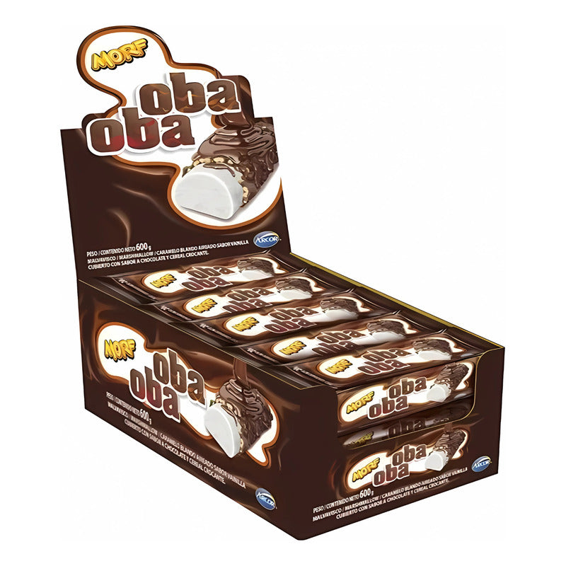 Marshmallows Arcor Morf Oba Oba (display De 30 Unidades)