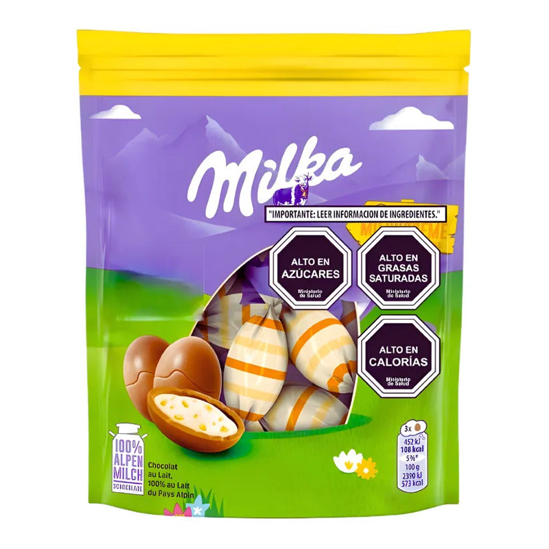 Huevitos De Pascua Milka Con Relleno De Avellanas (doypack)