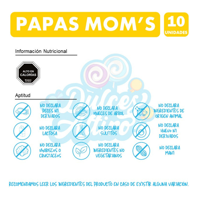 Mom´s Papas Fritas Caseras De Evercrisp (pack Con 10 Uni)