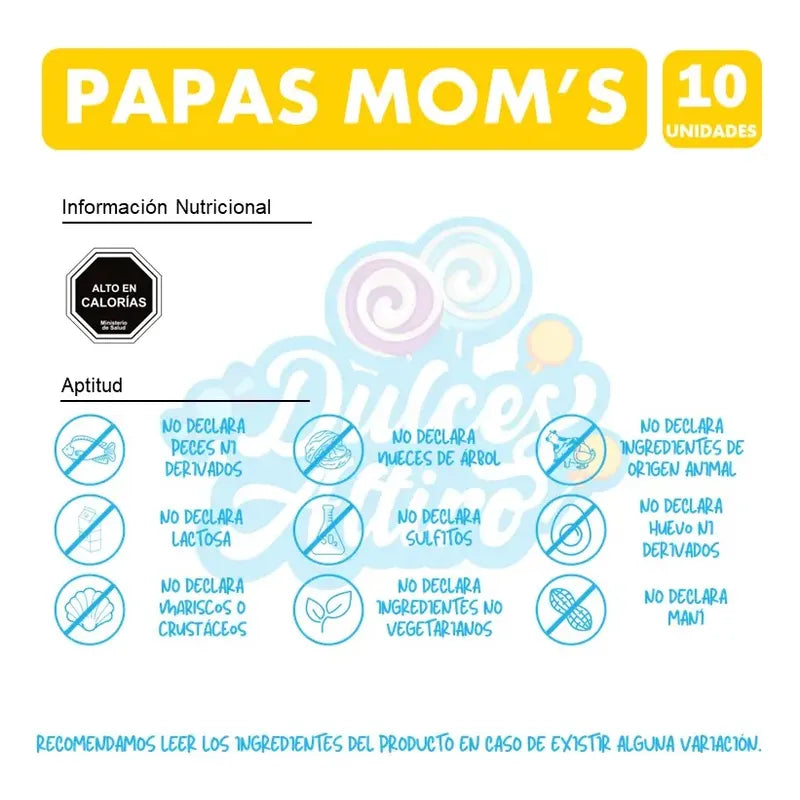 Mom´s Papas Fritas Caseras De Evercrisp (pack Con 10 Uni)