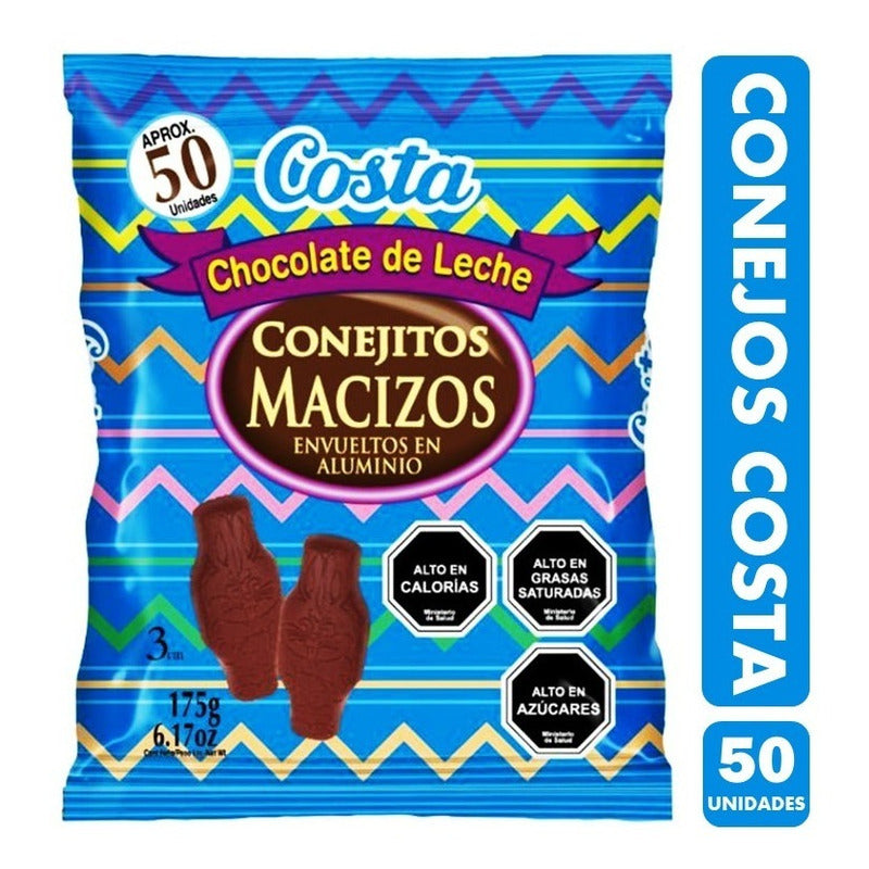Conejos De Pascua - Bolsa De 50 Conejitos De Pascua Macizos