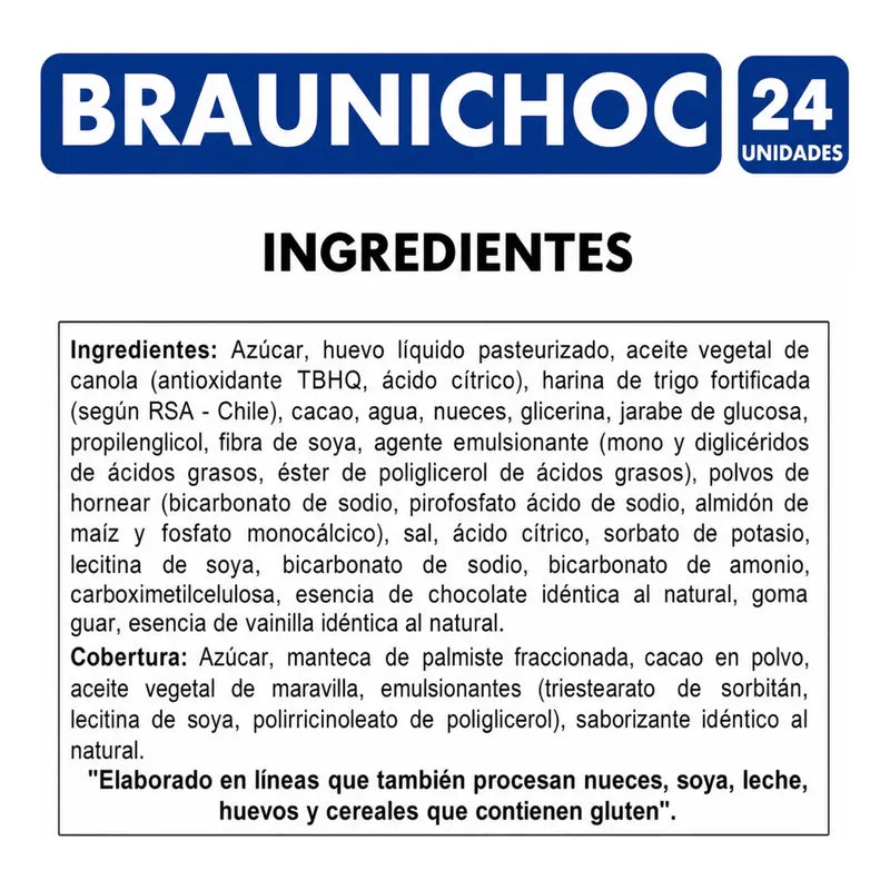 Braunichoc Biscocho Nutra Bien - Caja Con 24 Unidades