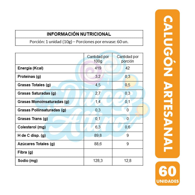 Calugon Chiñihue Receta De Pelayo Monrroy (caja Con 60 Uni)
