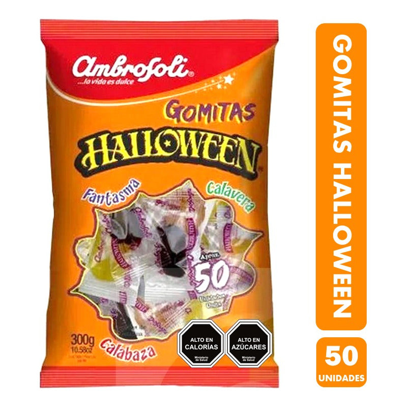 Gomitas Halloween Ambrosoli Formas Surtidas(bolsa Con 300gr)