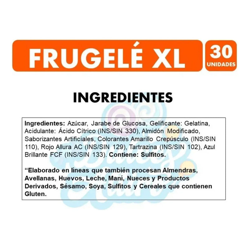 Gomitas Ambrosoli Frugelé Xl (bolsa Con 30 Unidades)