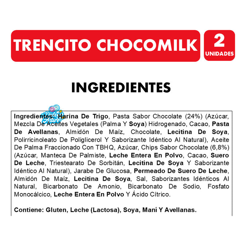 Galletas Trencito Chocomilk De Nestlé (pack De 2 Unidades)