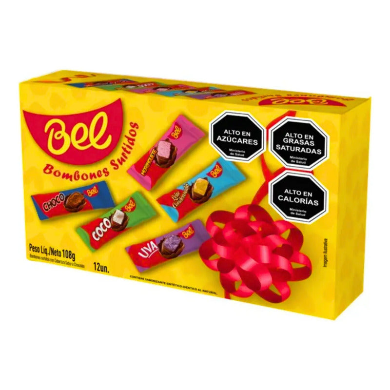 Bombones Surtidos Bel Con Cobertura Sabor Chocolate (108g)