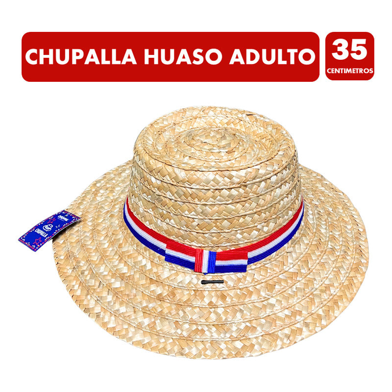 Sombrero Huaso Adulto Tipo Chupalla Para Fiestas Patrias
