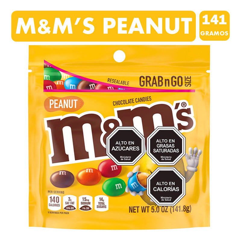 M&m Maní Importado Mars (bolsa Amarilla Con 141,8 Gramos)