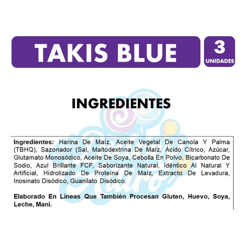 Takis Blue - Tortilla De Maíz Extra Picante (pack De 3 Uni)