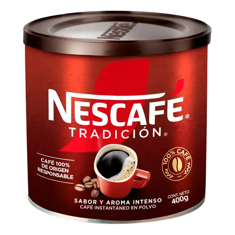 Nescafé Café Instantáneo Tradición Y Sabor Tarro 400g
