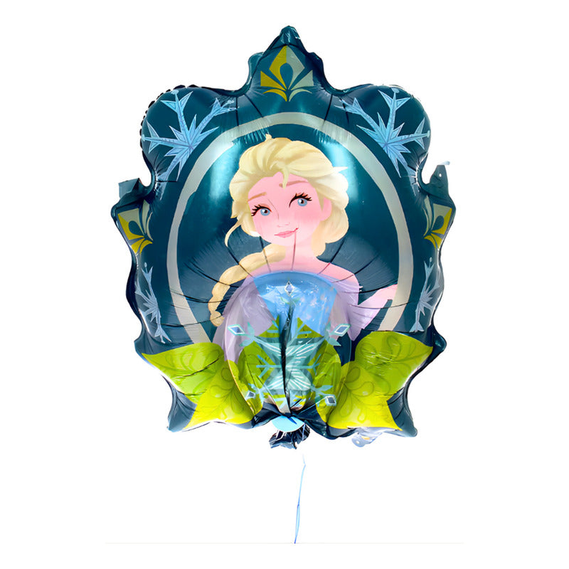 Piñata Inflable Para Cumpleaños Reutilizable Diseño Frozen Celeste - Azul Frozen