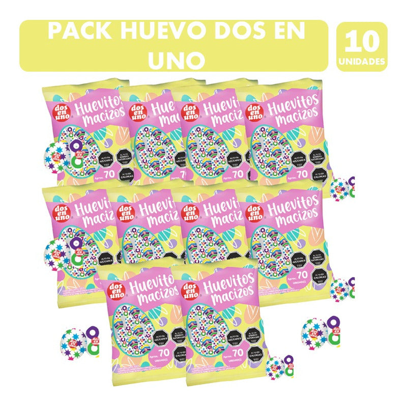 Huevitos De Pascua Dos En Uno Por Mayor (pack 10 Unidades)