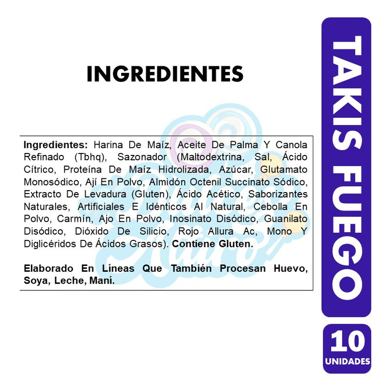 Takis Aji Y Limón - Tortillas De Maíz Fuego (pack Con 10 Un)