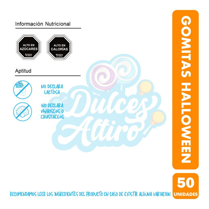 Gomitas Halloween Ambrosoli Formas Surtidas(bolsa Con 300gr)