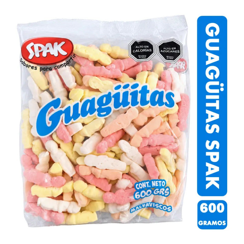 Guagüitas Marshmallows Sabores Frutales De Spak (bolsa 600g)