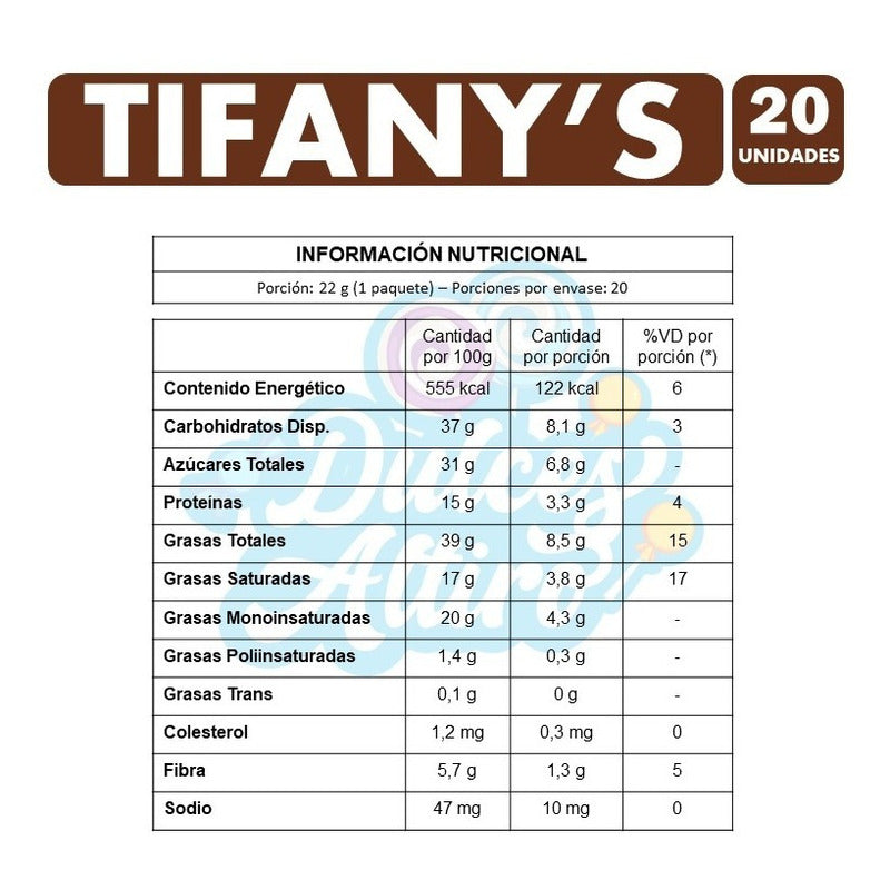 Tifany's X20 (caja De 20 Tifany's)