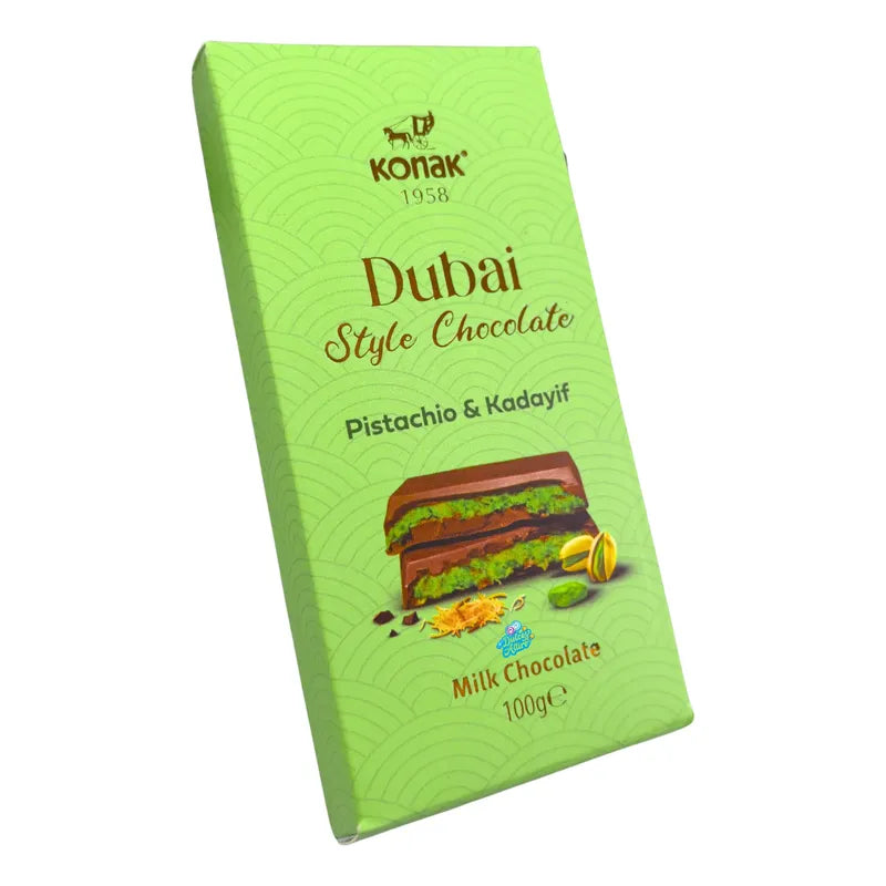 Chocolate De Leche Dubai Pistachio & Kadayif - Barra 100g