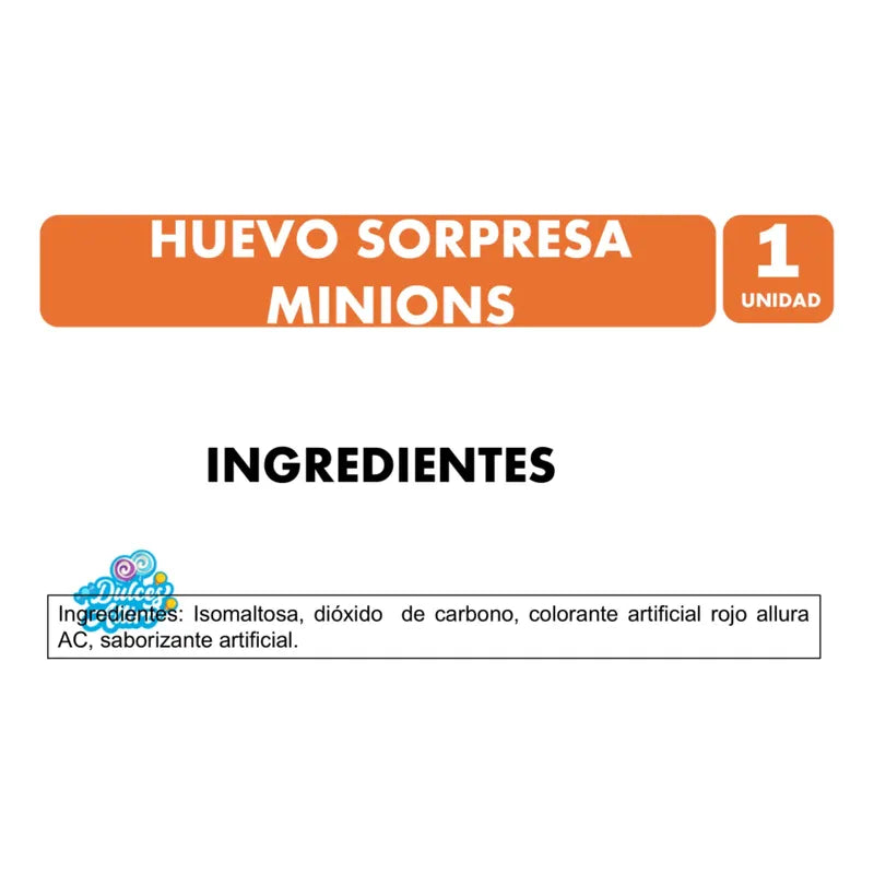 Huevo Sorpresa Minions Especial Regalo De Brickell Candy