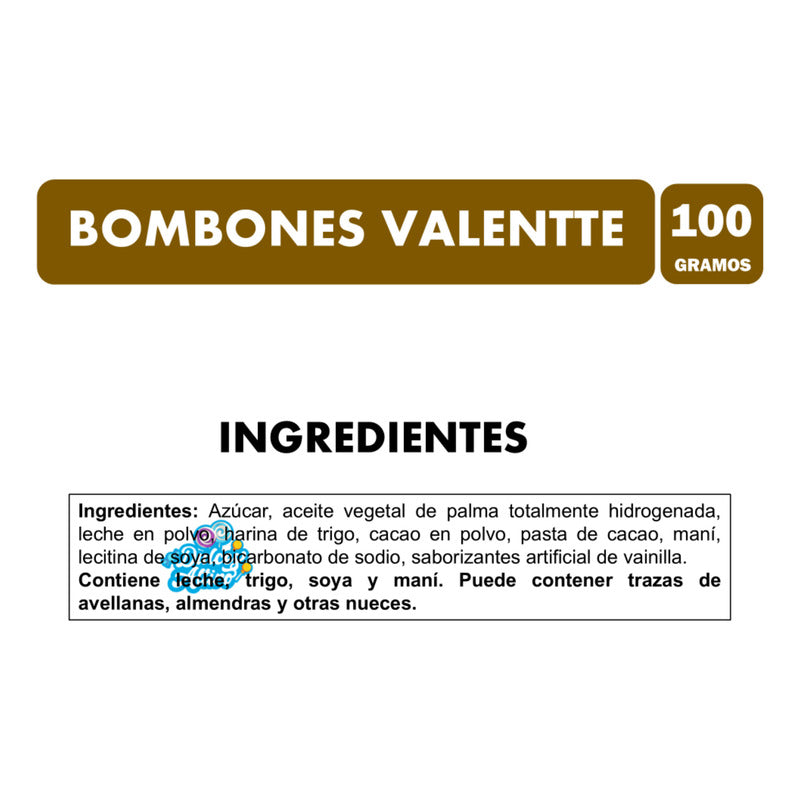 Bombones Valentte Caja Acrílica Especial Para Regalar (8 U)