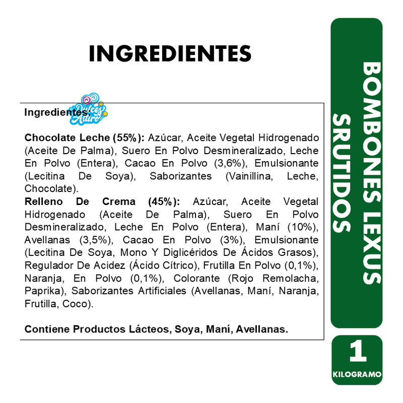Bombones Lexus - Chocolates Especiales Regalo Caja Plástica