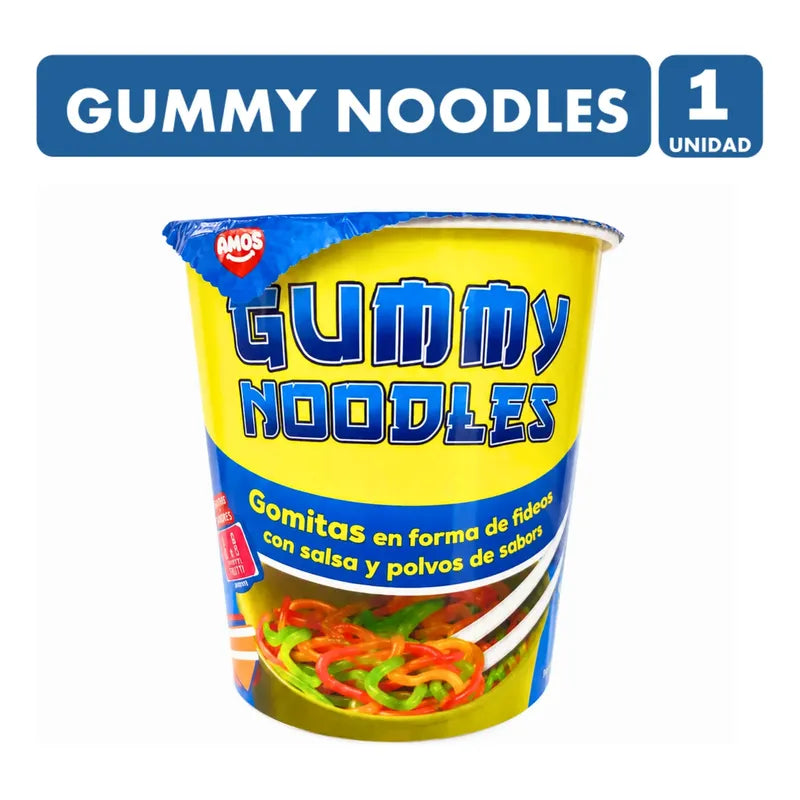 Gummy Noodles - Gomitas En Forma De Fideos Con Salsa