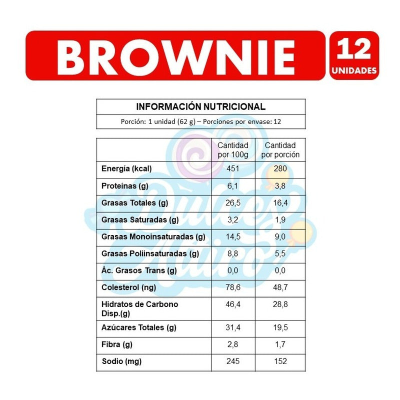 Brownie Nutra Bien Display 12 Unidades