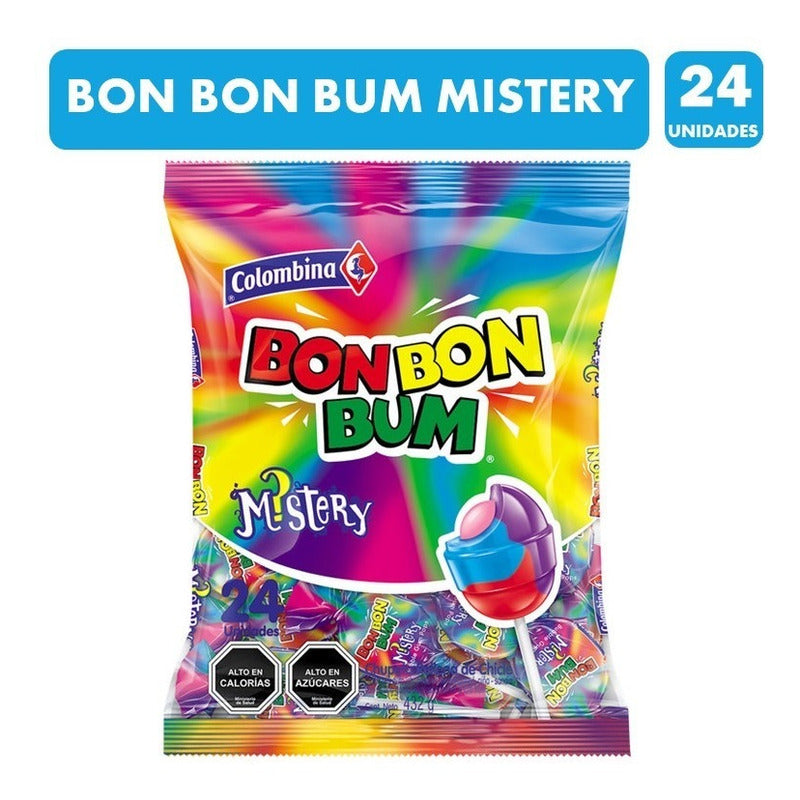 Bon Bon Bum Halloween - Mistery Arcoíris (bolsa Con 24u)
