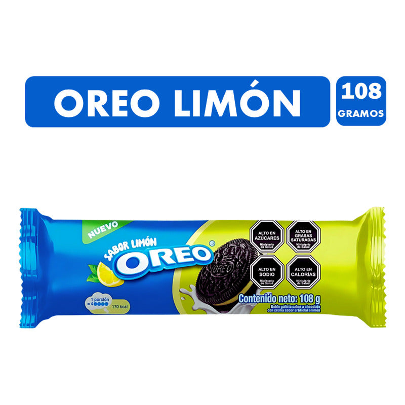 Galleta Oreo De Limón - Edición Limitada (108 Gramos)