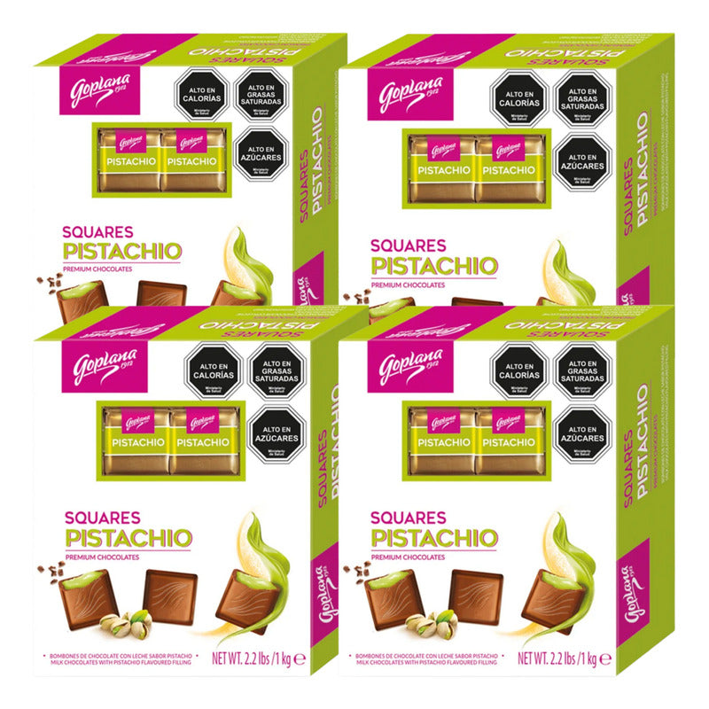 Chocolate Bombónes Premium Goplana Pistacho (pack 4 Un)