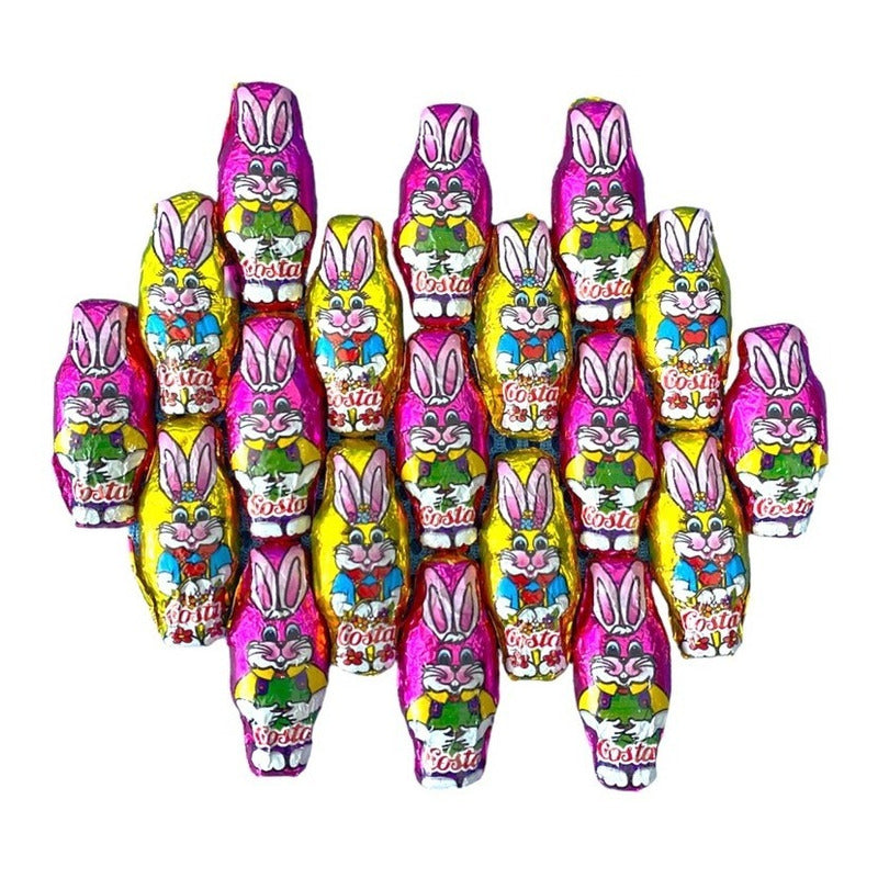 Pack De Pascua - 50 Huevitos De Chocolate + 40 Conejos Costa