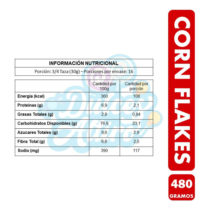Cereal Corn Flakes De Nestlé - Cereal De Maíz (caja 480 Gr)