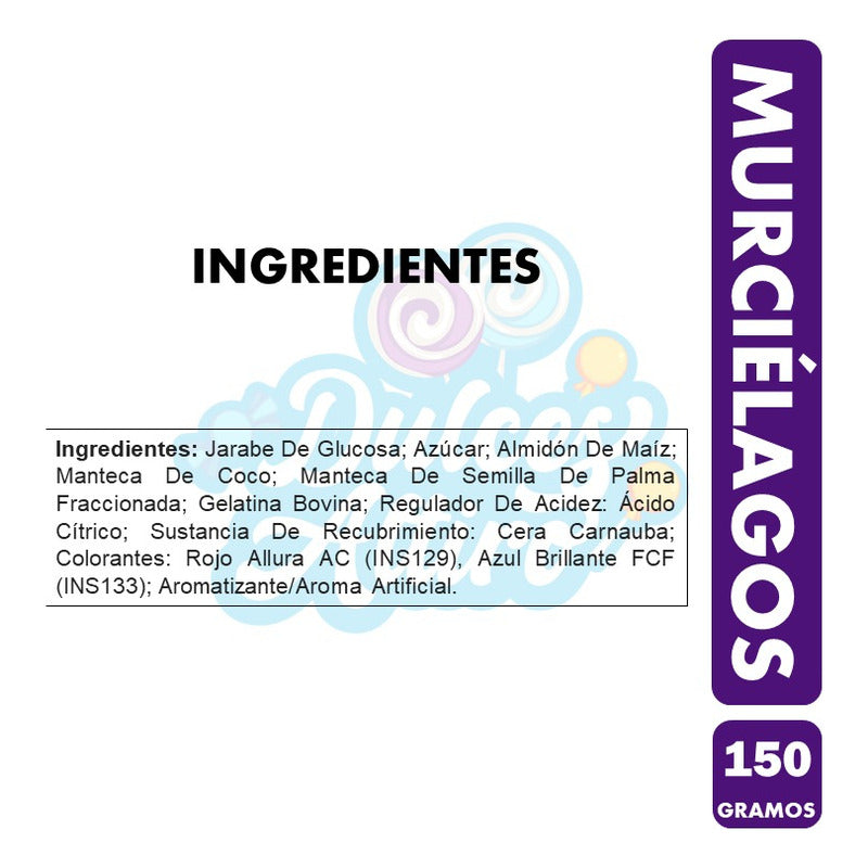 Gomitas Halloween - Murciélagos Arcor (bolsa Con 150gr)