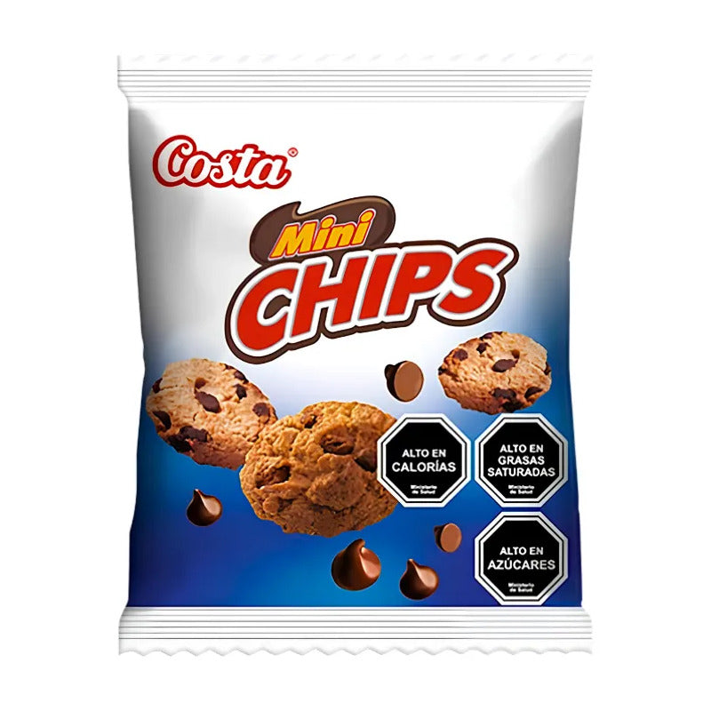 Galletas Mini Chips De Costa Para Colación (10 Unidades)